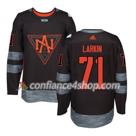 Adidas Maillot de Hockey Amérique du Nord Dylan Larkin 71 Coupe du monde de hockey sur glace 2016 Noir Premier - Homme